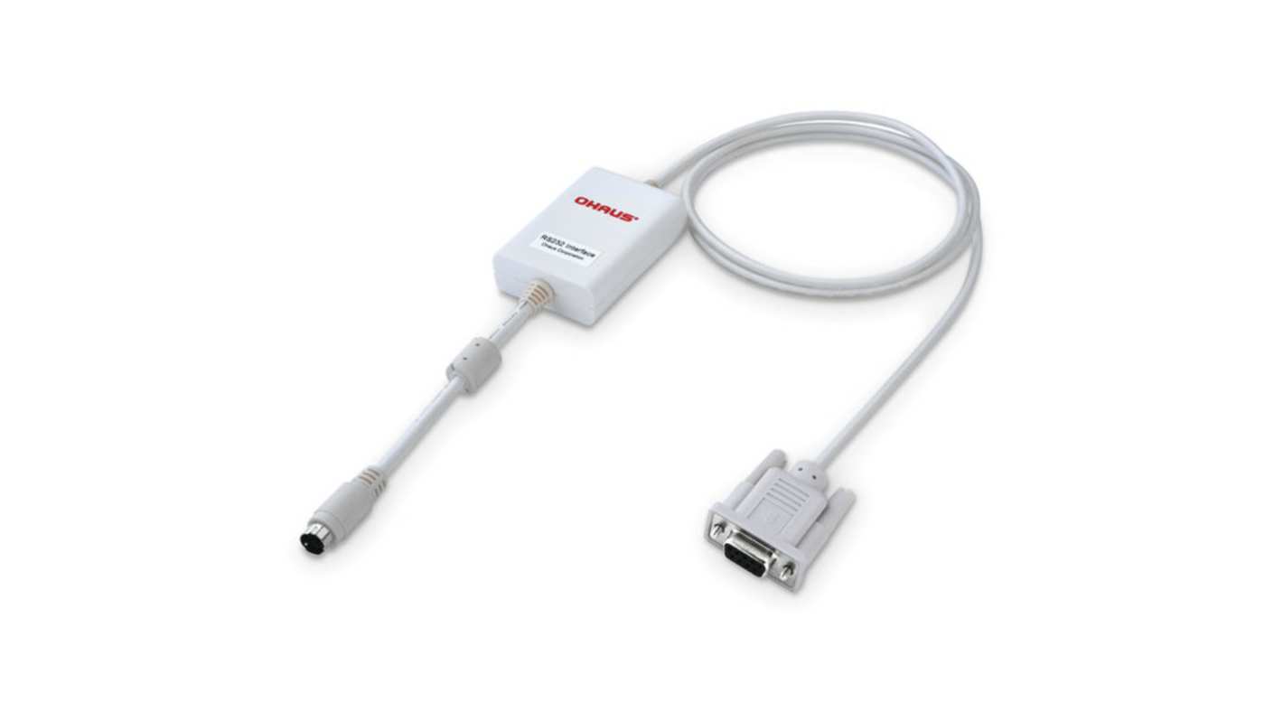 Ohaus 30268982 RS232 Interface Cable, For Use With: SJX, SKX Scout Portable Balances, STX