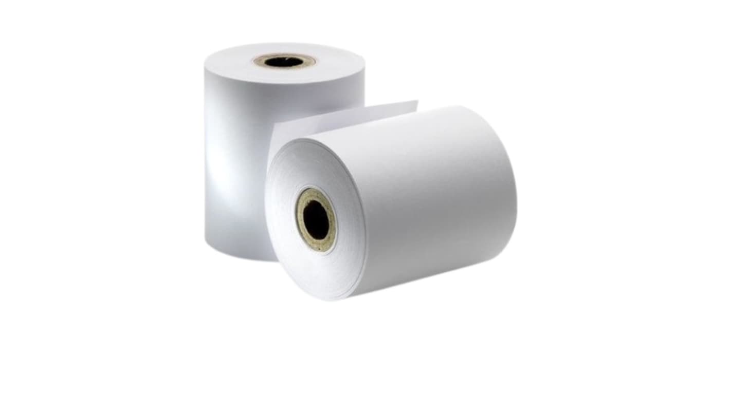 Ohaus White Plain Printer Paper Roll