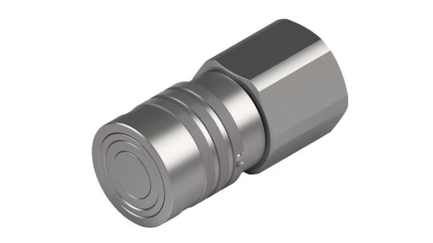 Parker Female Hydraulic Quick Connect Coupling, G 3/4 Female