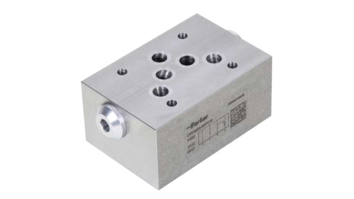 Parker Steel Single Surface Mounting, Hydraulic Check Valve, CPOM3DDHTV, NG10, 120L/min, 1.5bar Cracking Pressure