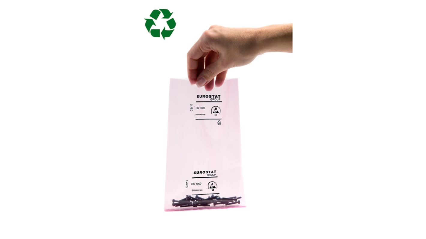 EUROSTAT 静電気防止袋, 203mm x 305mm