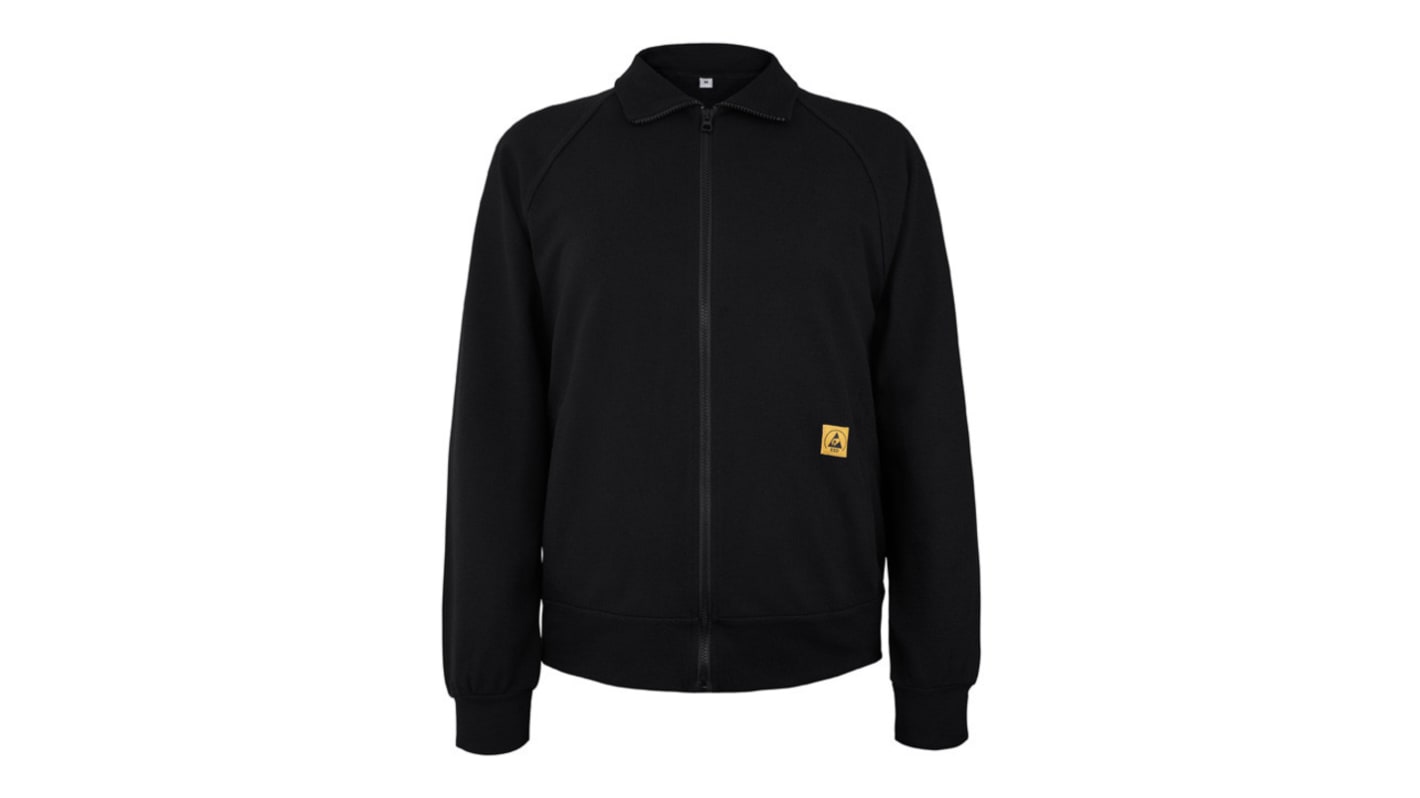 EUROSTAT 51-761 Black 3% Carbon, 48.5% Cotton, 48.5% Polyester Cardigan Jacket XS