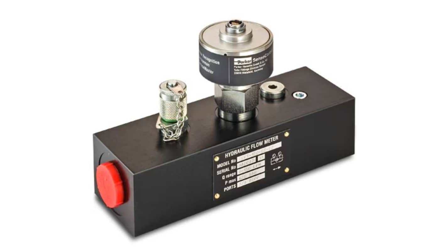 Parker SCFTT Series Turbine Flow Meter Flow Meter, 20 l/min Min, 750 L/min Max