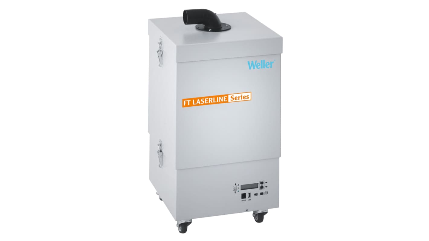 Weller Laser-Line 200V, 230V Solder Fume Extractor, 200W, Type F - Schuko plug, Type G - British 3-pin