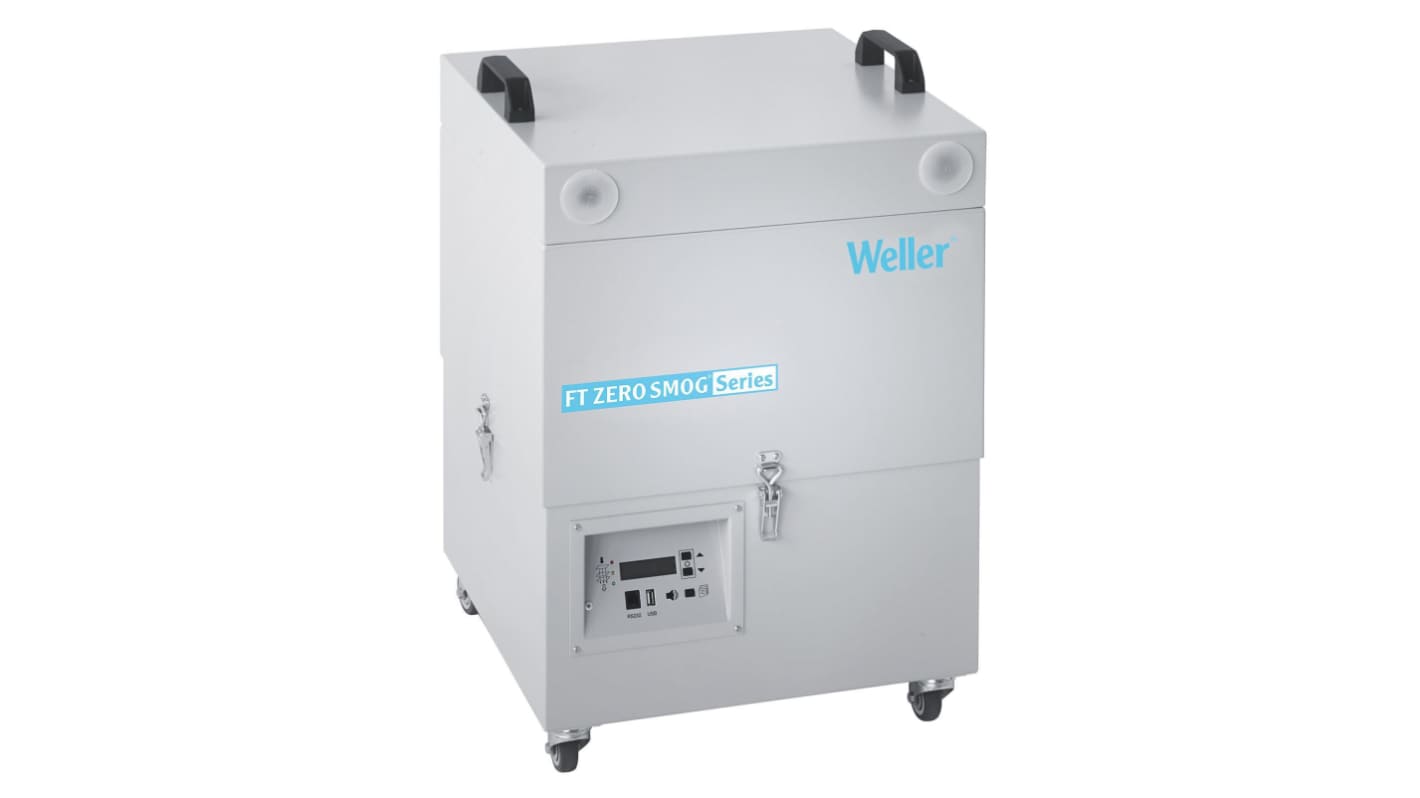 Weller Zero Smog 20T, 230V Solder Fume Extractor, HEPA H13, 530W, Type F - Schuko plug, Type G - British 3-pin