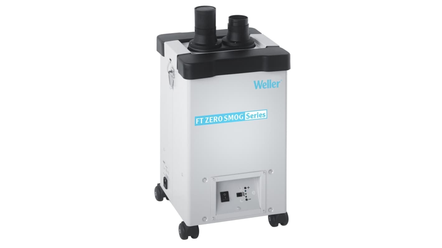 Weller MG140, 110 → 240 V c.a. Solder Fume Extractor, HEPA H13, 100W, Type F - Schuko plug, Type G - British