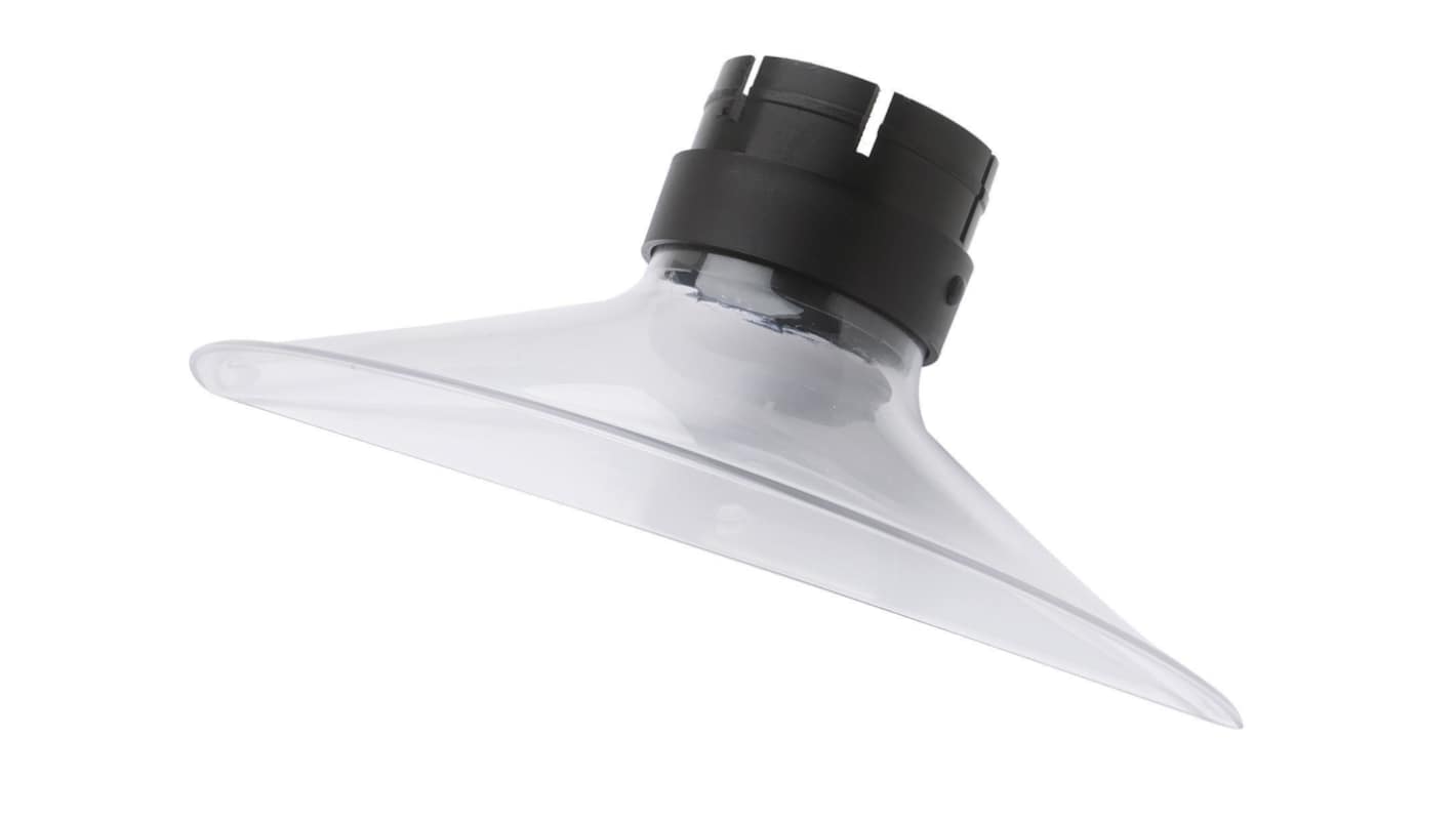 FUNNEL NOZZLE TRANSPARENT 225X100MM