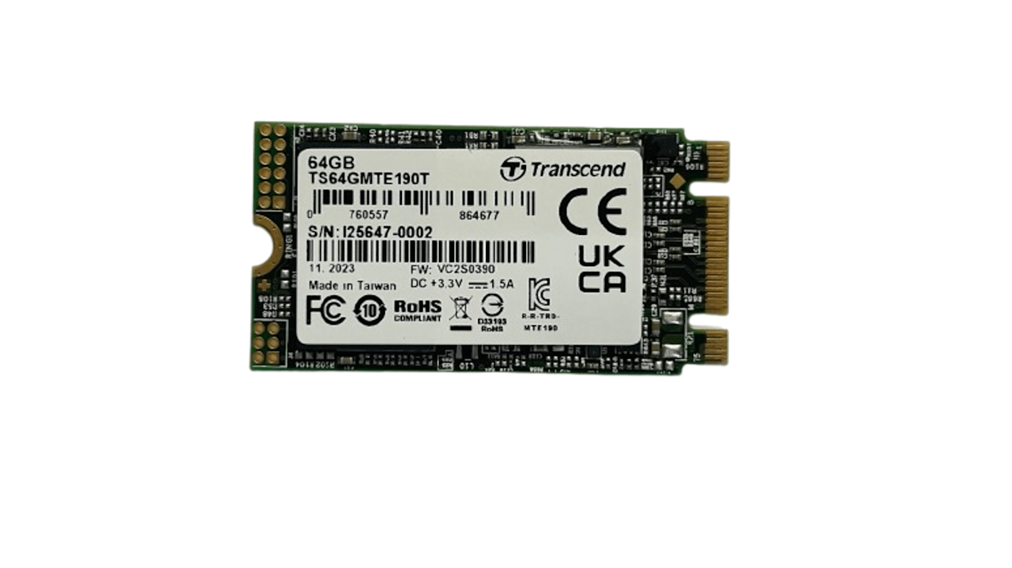 Transcend TS64GMTE190T M.2 (2242) 64 GB Internal SSD