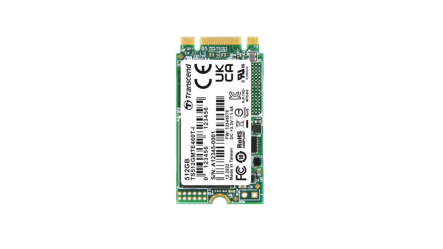 Transcend TS512GMTE460T-I M.2 (2242) 512 GB Internal SSD