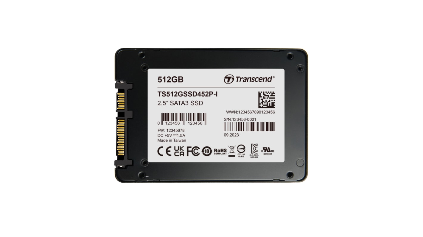 Transcend Belső SSD 512 GB SATA III 3D TLC