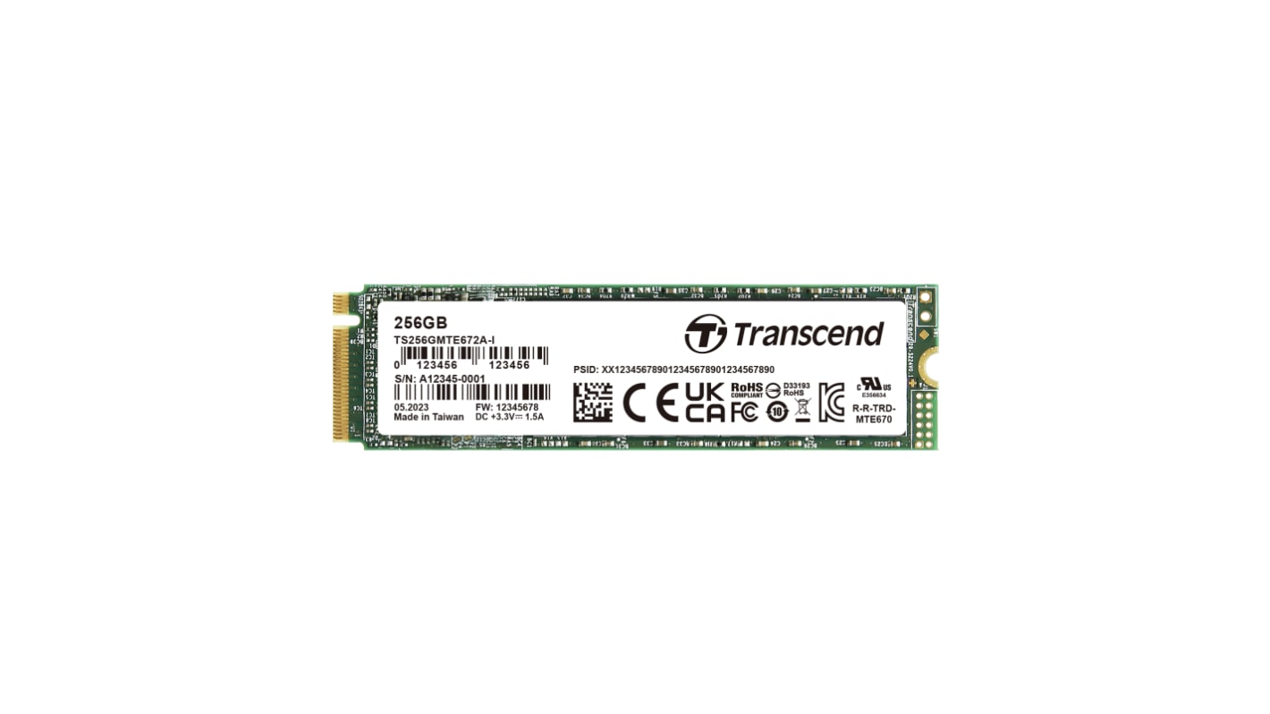 Transcend TS256GMTE672A-I M.2 (2280) 256 GB Internal SSD