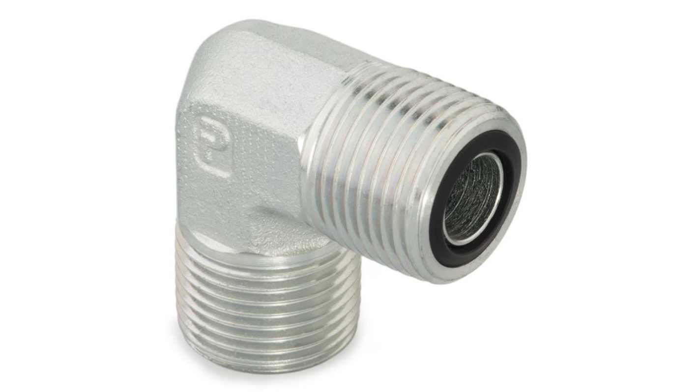 Parker Hydraulic Union Compression Tube Fitting 3/8 in Male to 3/8 in Male, 6 ELO-S