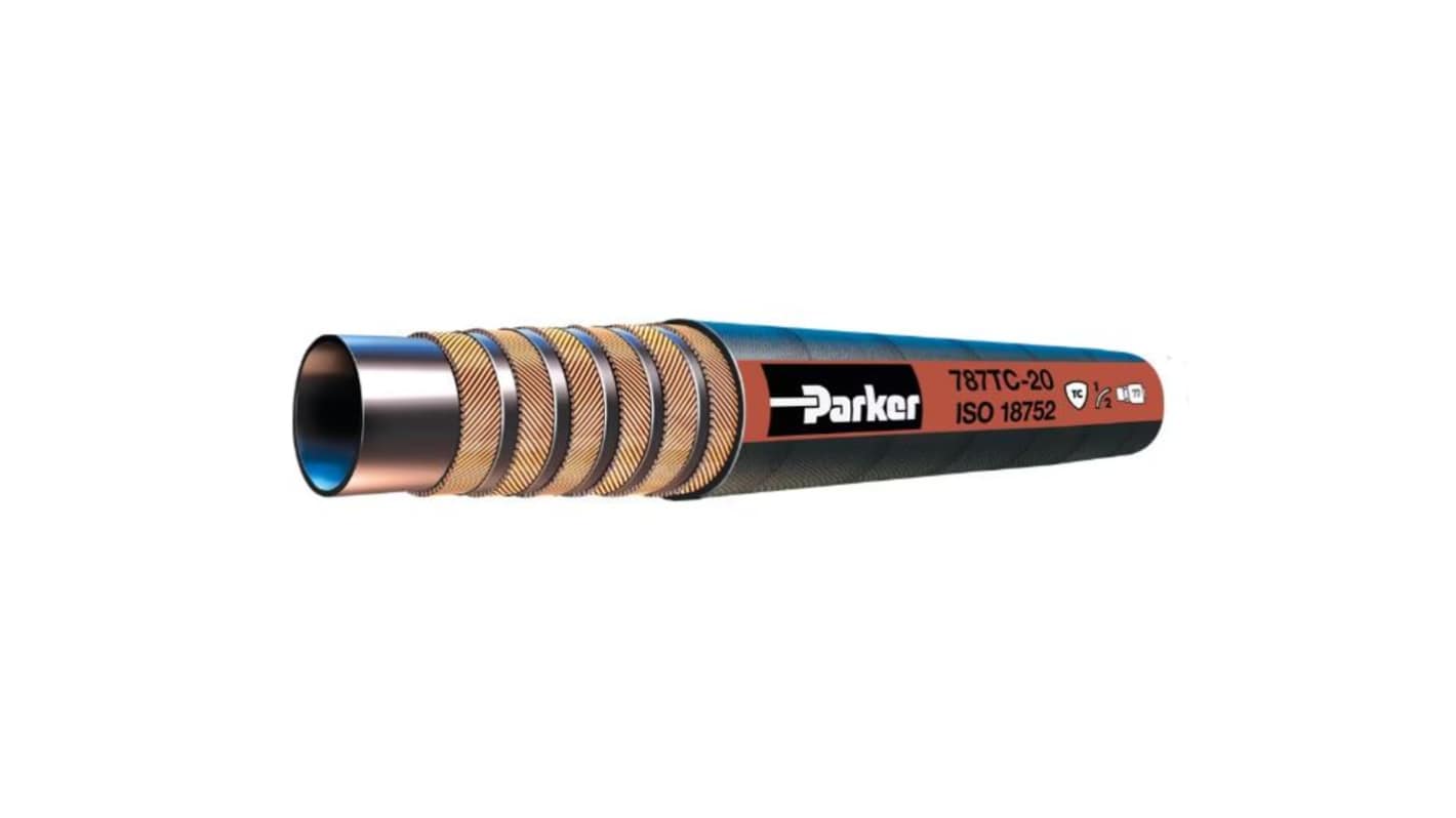 Parker Synthetic Rubber Hydraulic Hose Assembly, 350 bar Max Pressure