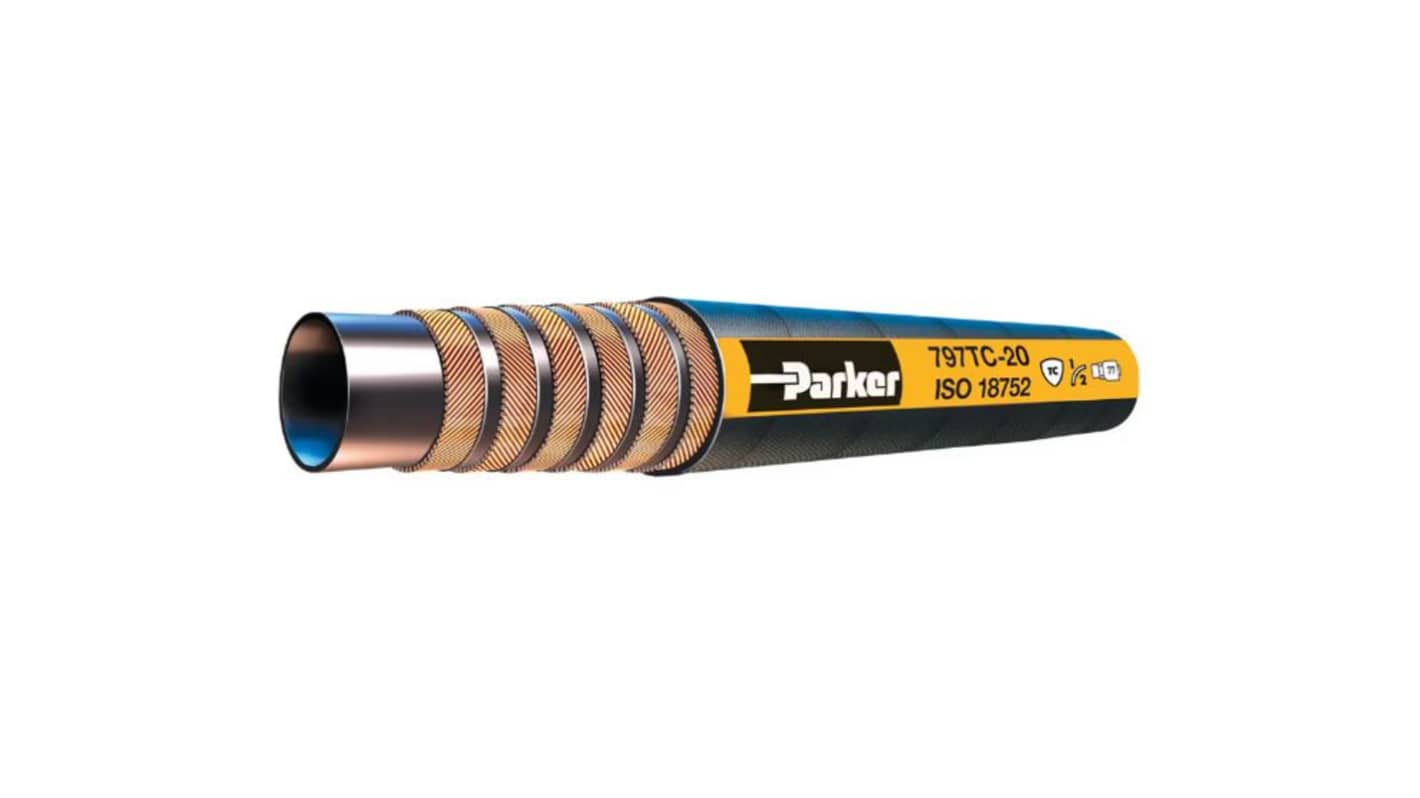 Parker Synthetic Rubber Hydraulic Hose Assembly, 420 bar Max Pressure