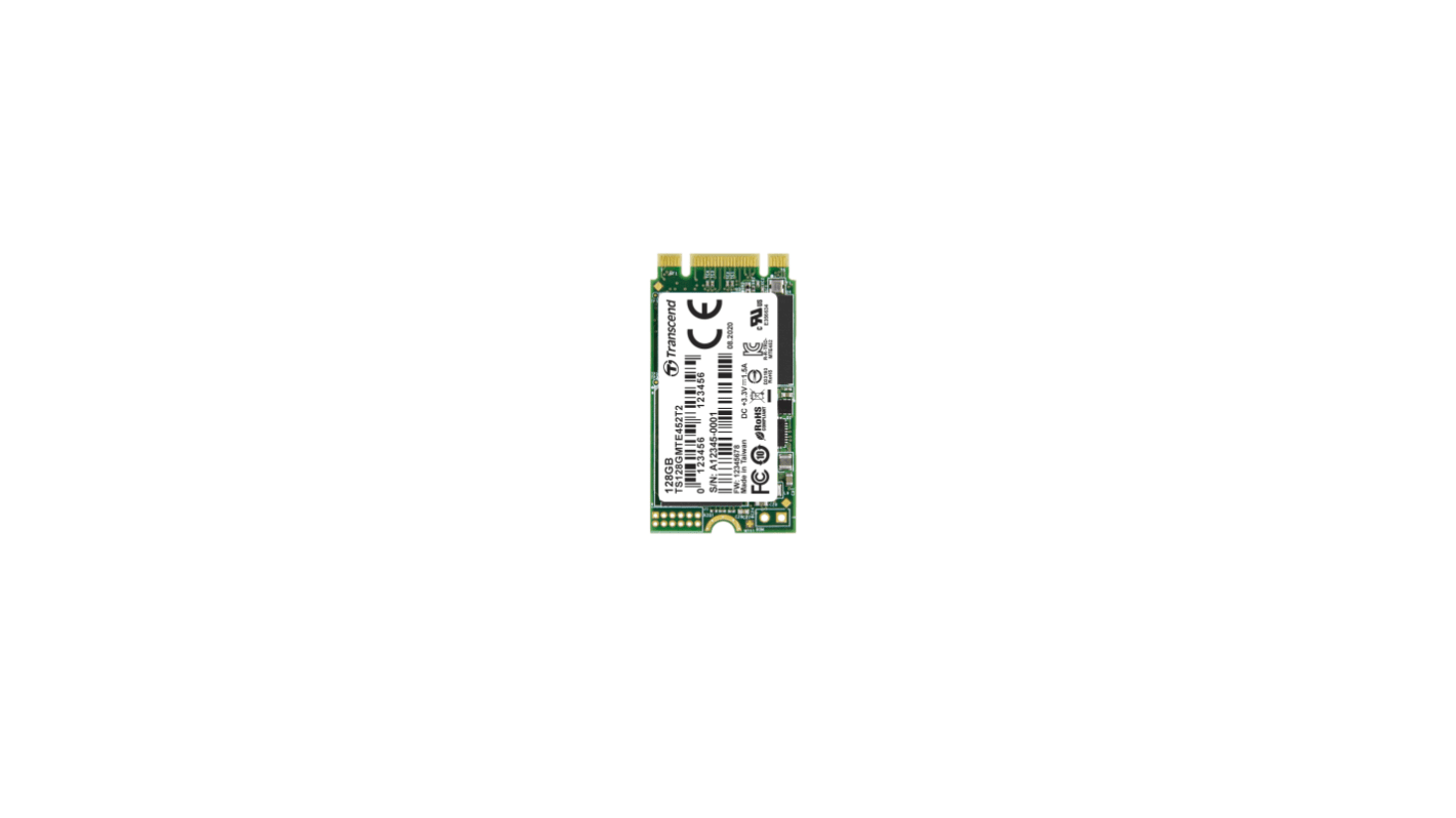 Transcend TS128GMTE452T M.2 TYPE 2242-D2-B-M 128 GB Internal SSD Hard Drive