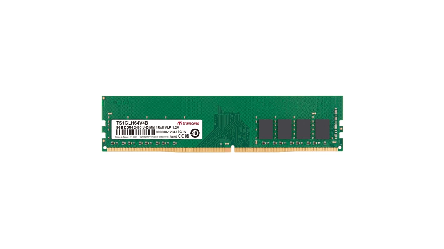 TS1GLH64V4B 8 GB DDR4 Desktop Laptop RAM 2400Mbit s UDIMM 1.2V RS