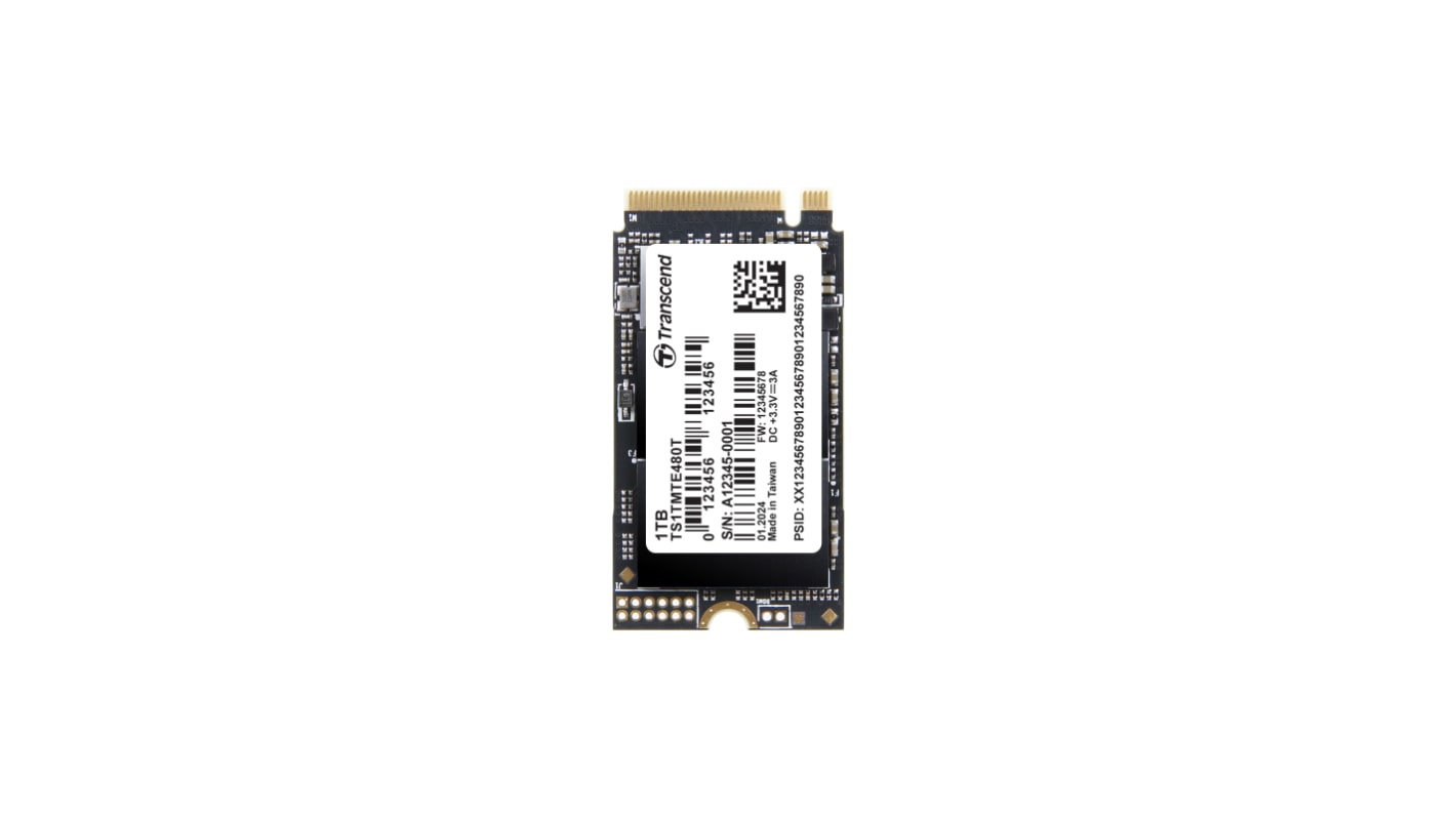 Transcend TS1TMTE480T M.2 2242 1 TB Internal SSD Hard Drive