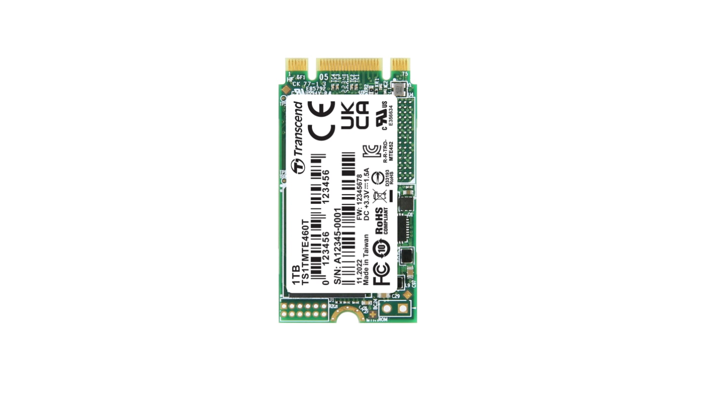 Transcend TS1TMTE460T M.2 2242 1 TB Internal SSD Hard Drive