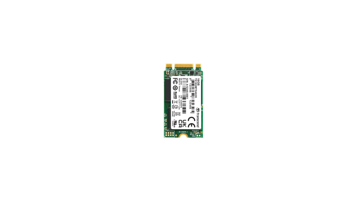 Transcend MTS462K M.2 2242 16 GB Internal SSD Hard Drive