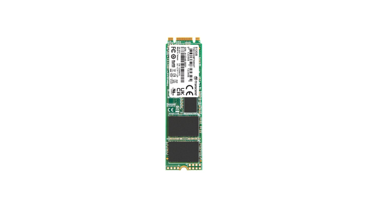 Transcend Belső SSD merevlemez 512 GB SATA III 6 Gb/S 3D TLC