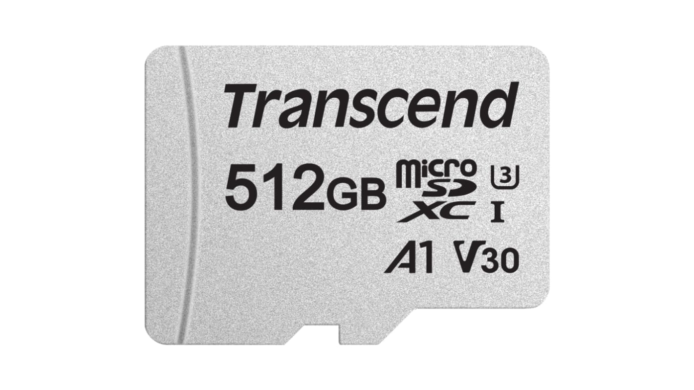 Transcend 512 GB MicroSDXC Micro SD Card, UHS-I U3