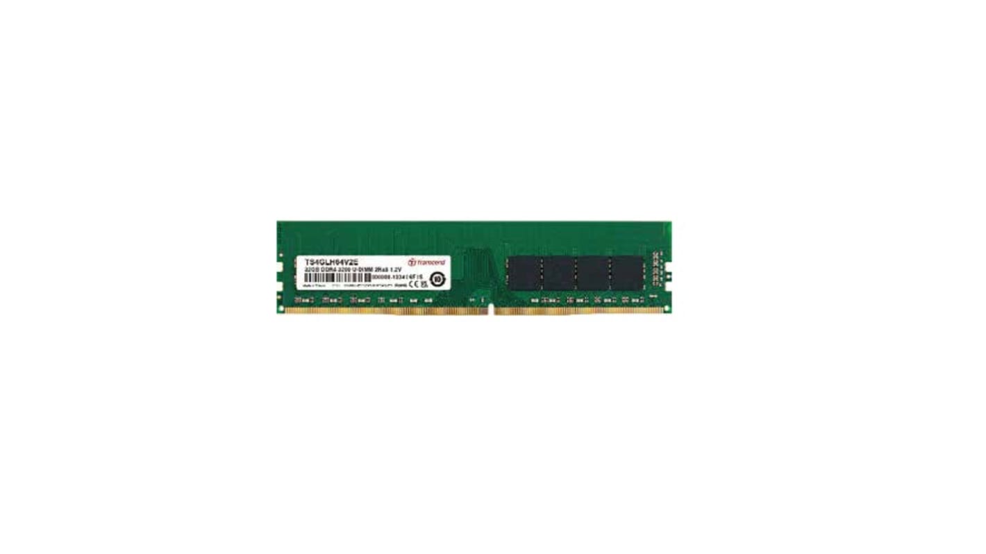 Transcend 16 GB DDR4 Server RAM, 2400Mbit/s, RDIMM, 1.2V