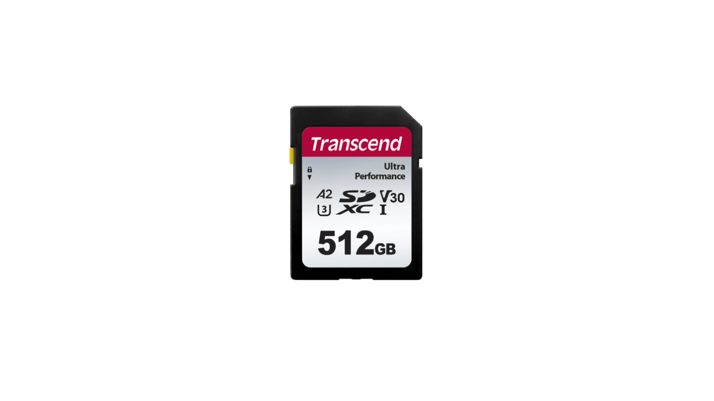 Transcend 512 GB SDXC SD Card, UHS-I U3