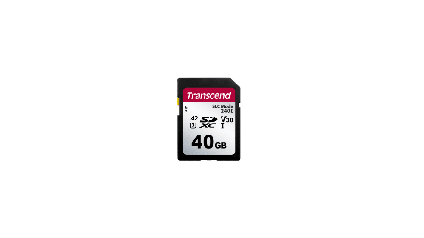 Transcend 40 GB SD Flash Card Micro SD Card, UHS-I