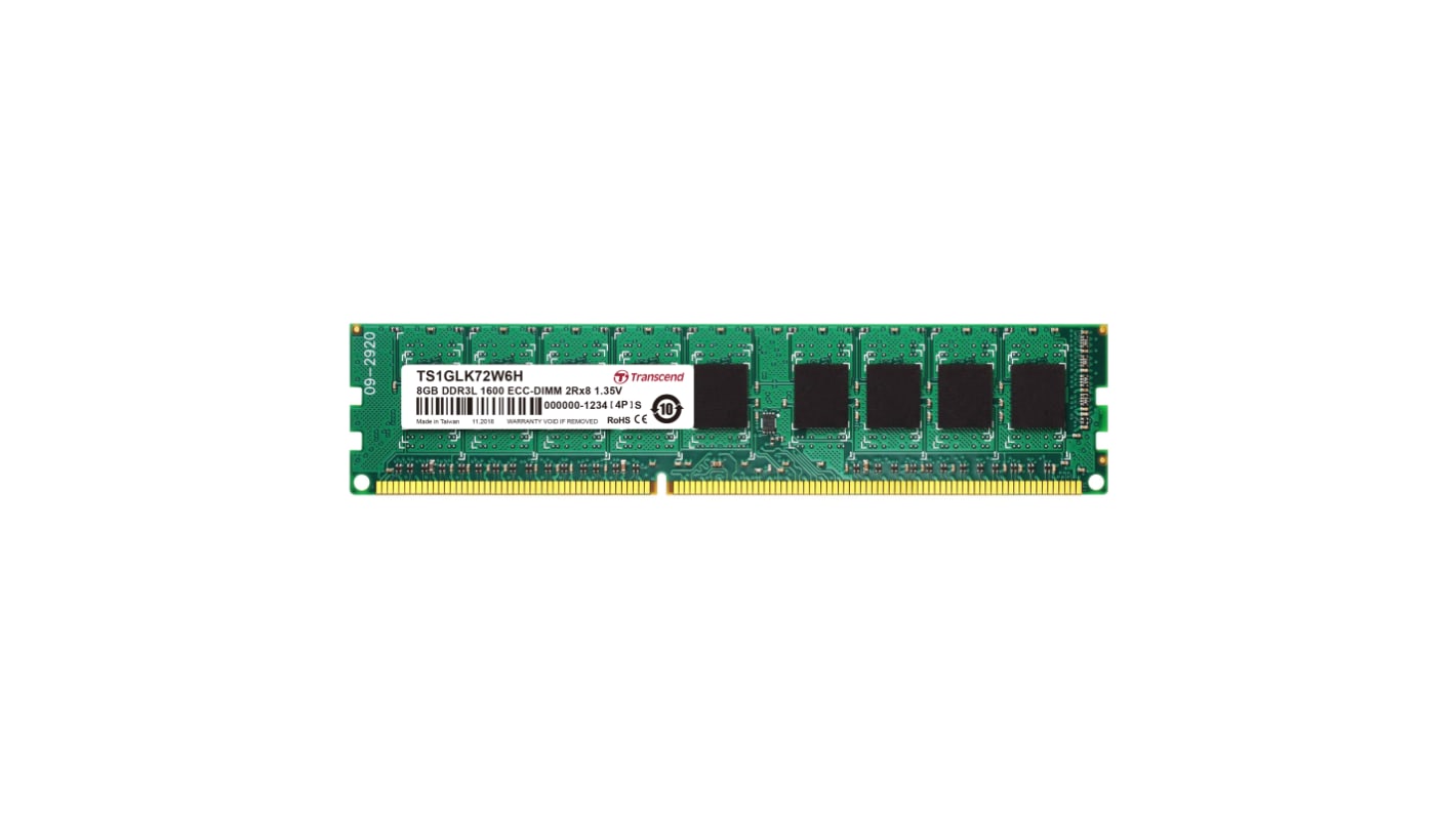 RAM, 8 GB, DDR3L, gniazdo: DIMM, 1.35V