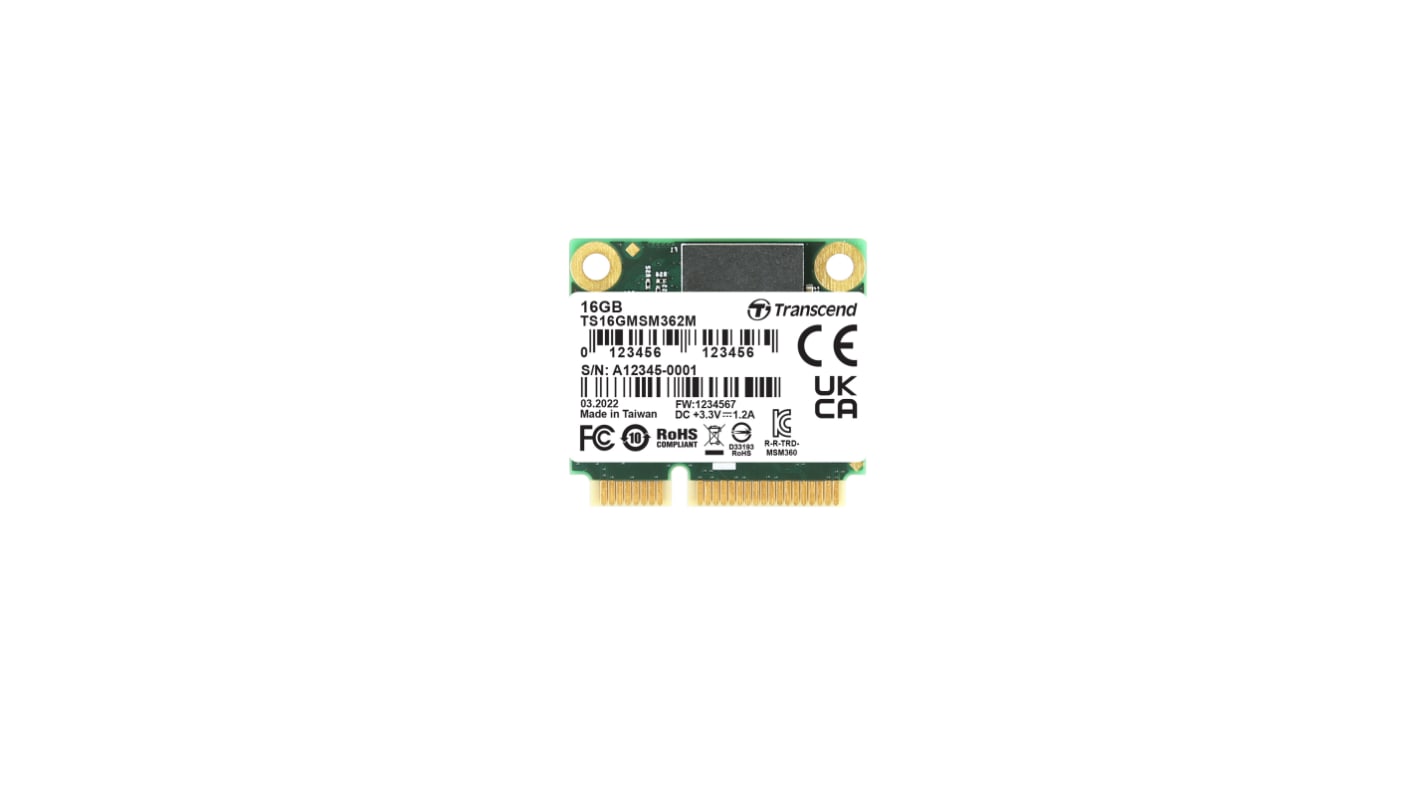 Transcend MSM362M mSATA mini 16 GB Internal SSD