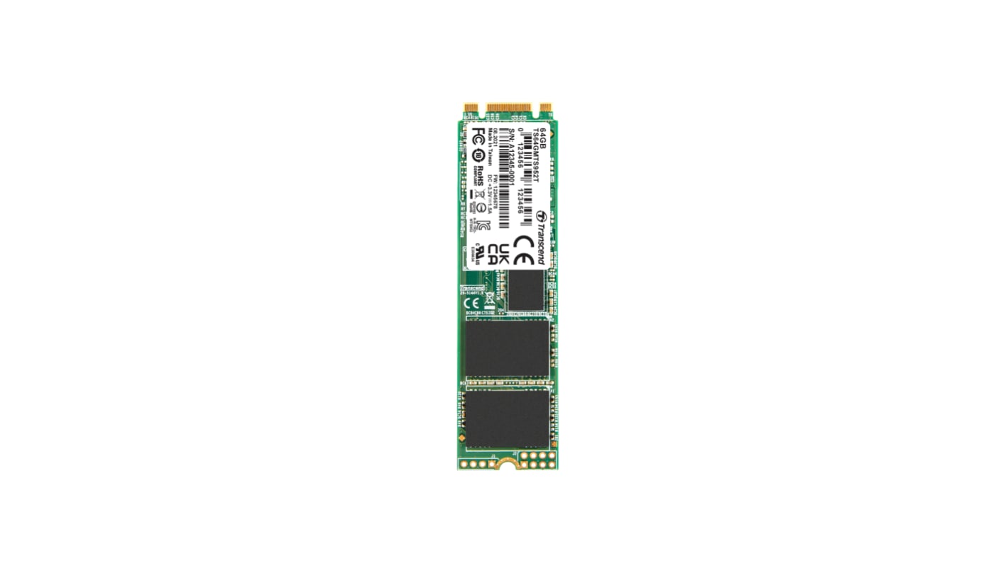Transcend TS64GMTS952T M.2 (2242-D2-B-M) 64 GB Internal SSD