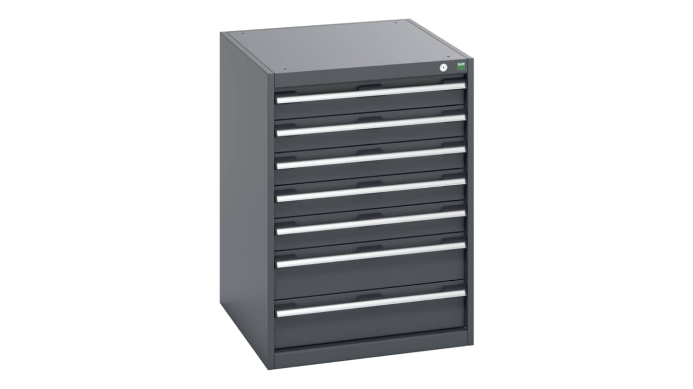 Bott, 7 Drawer Sheet Steel Floor Standing Cabinet, 650 x 750 x 900mm