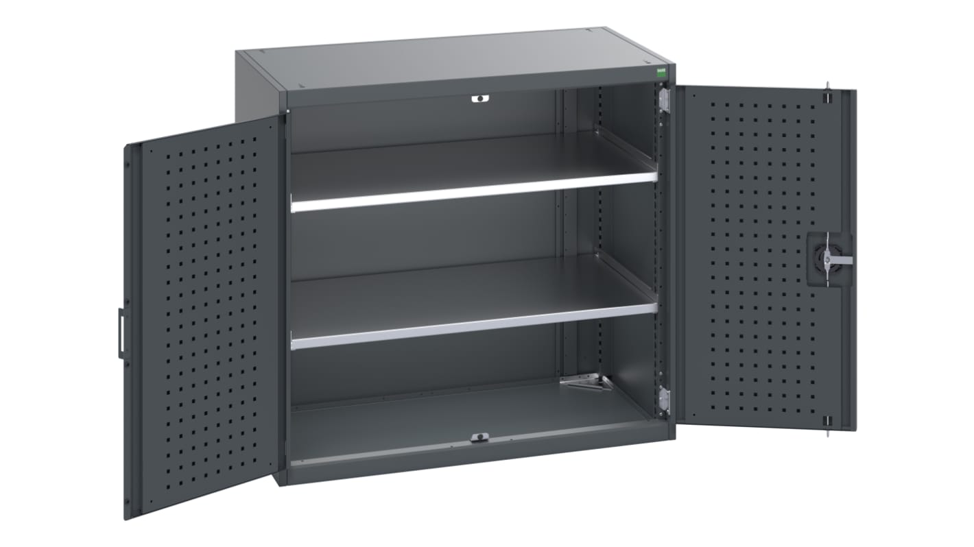 Bott 2 Door Sheet Steel Floor Standing Cupboard, 1050 x 650 x 1000mm
