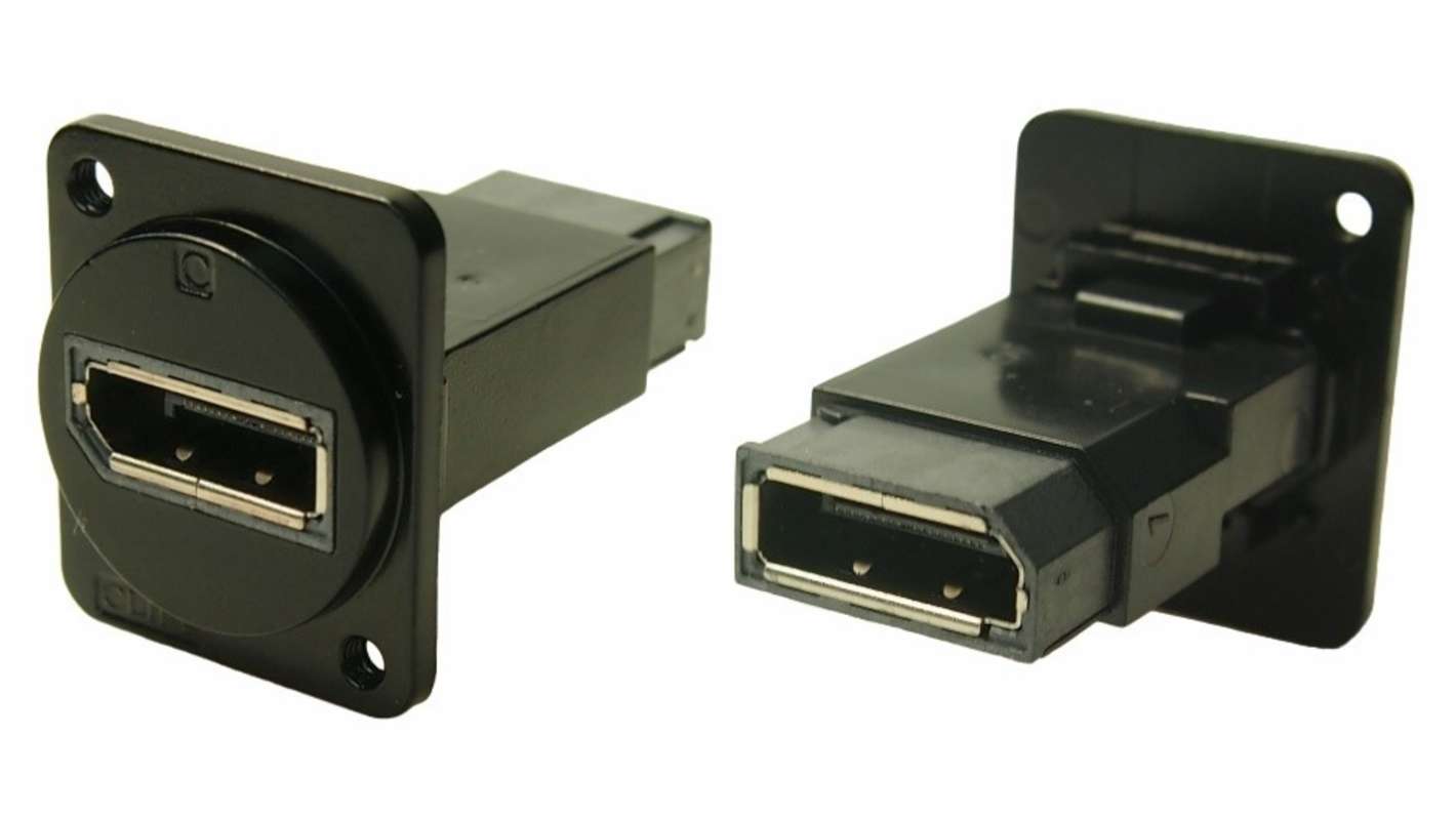 RS PRO Durchführungs-Steckverbinder AV-Adapter Female Display-Anschluss - Female DisplayPort