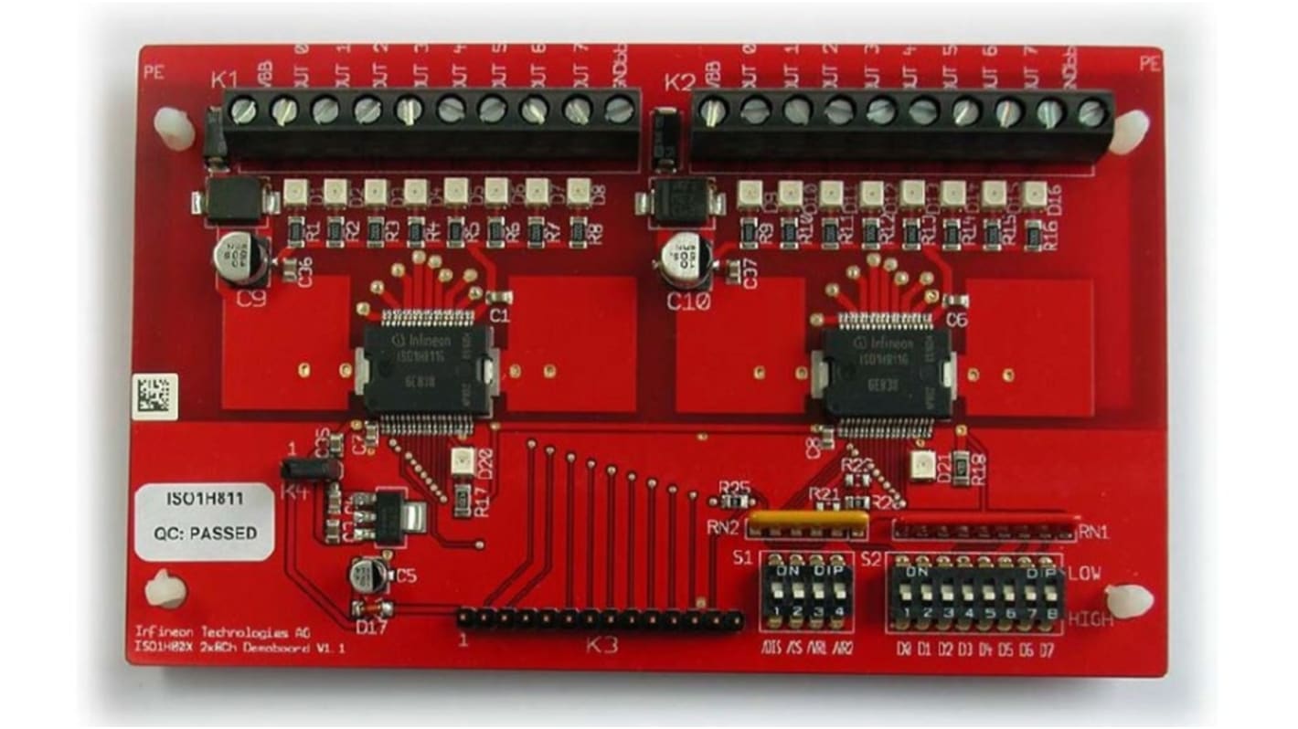Infineon 評価ボード, 評価ボード, 評価ボード, マイクロコントローラーシステム 用, EVALISO1H811GTOBO1