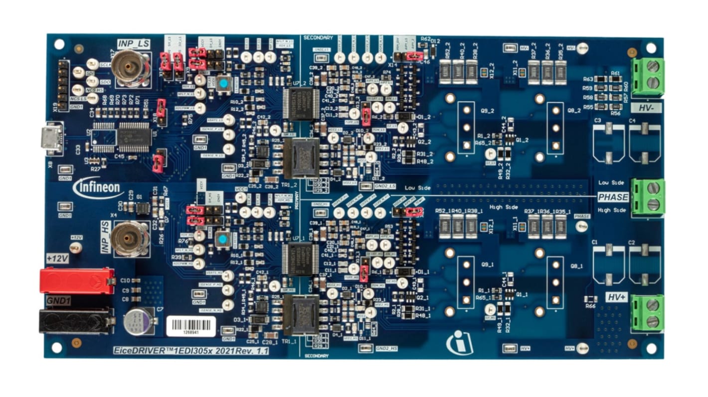 Infineon EiceDRIVER 1EDI305xAS Gate Driver Evaluation Board DC-DC Converter for 1EDI305xAS for Automotive Motor Drivers