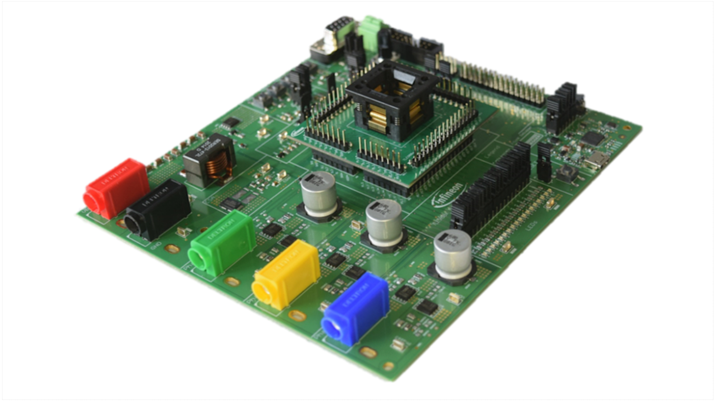 Infineon TLE989x EvalBoard with TQFP/LQFP Spring Socket v01_1 MCU Evaluation Board