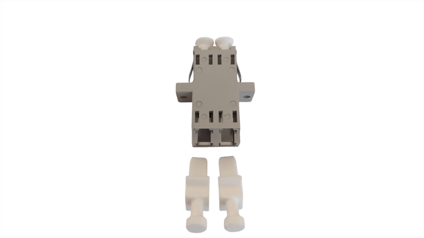 RS PRO LC to PC Multimode, Single Mode Duplex Fibre Optic Adapter, 0.1dB Insertion Loss