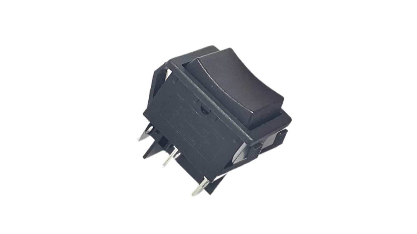 RS PRO Illuminated DPDT, On-Off-On Rocker Switch Panel Mount