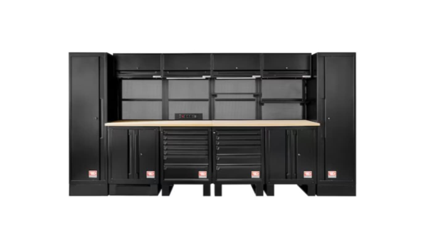 Facom 6 Door, 13 Drawer Metal Floor Standing Tool Cabinet, 3970mm