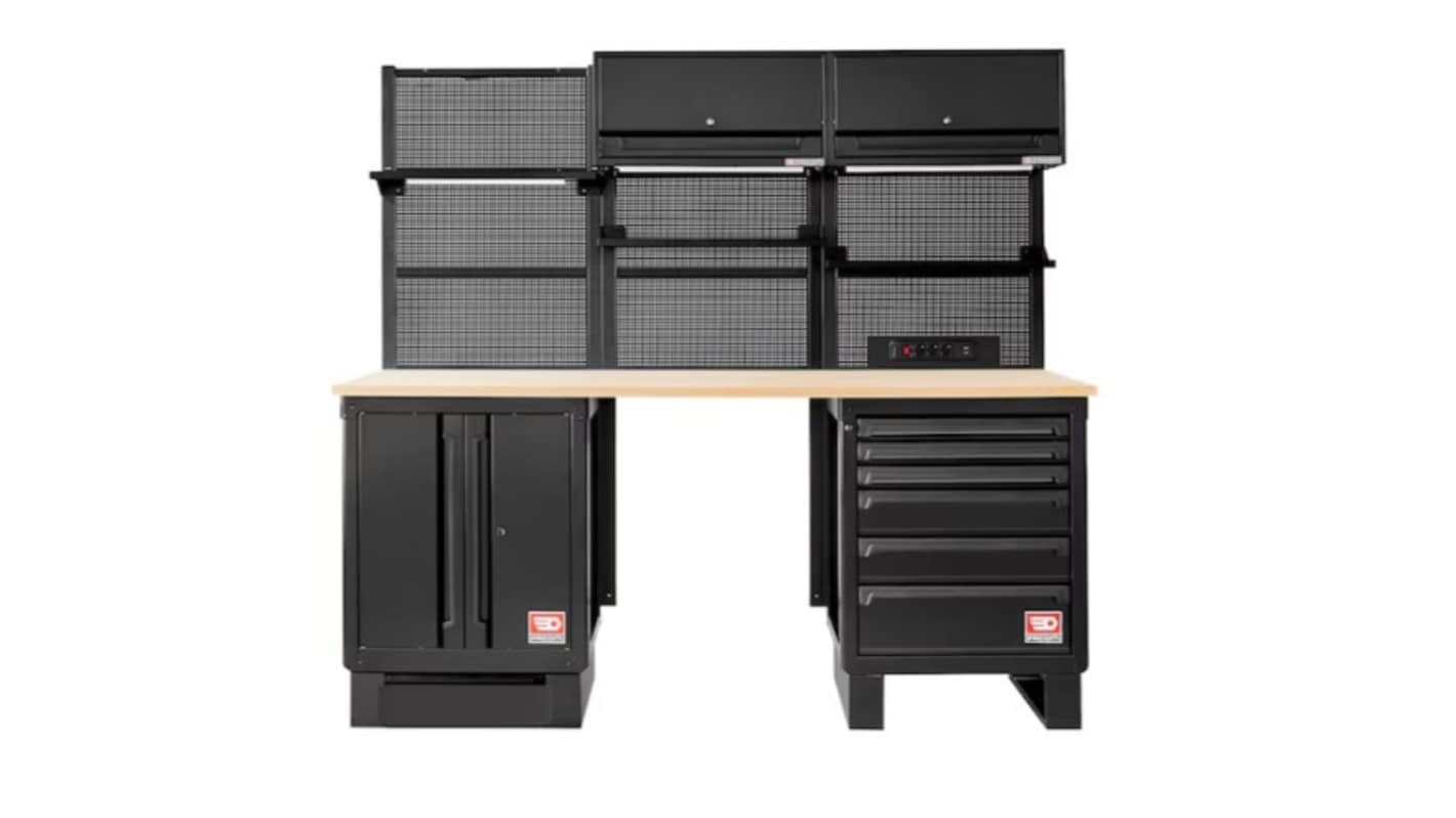 Facom 4 Door, 7 Drawer Metal Floor Standing Tool Cabinet, 2175mm