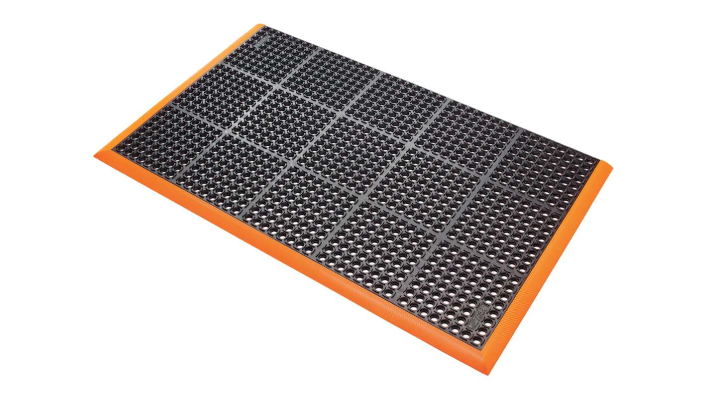 Notrax 549 Safety Stance 100% Nitrile Rubber Anti-Fatigue Mat, 315cm x 97cm x 22mm