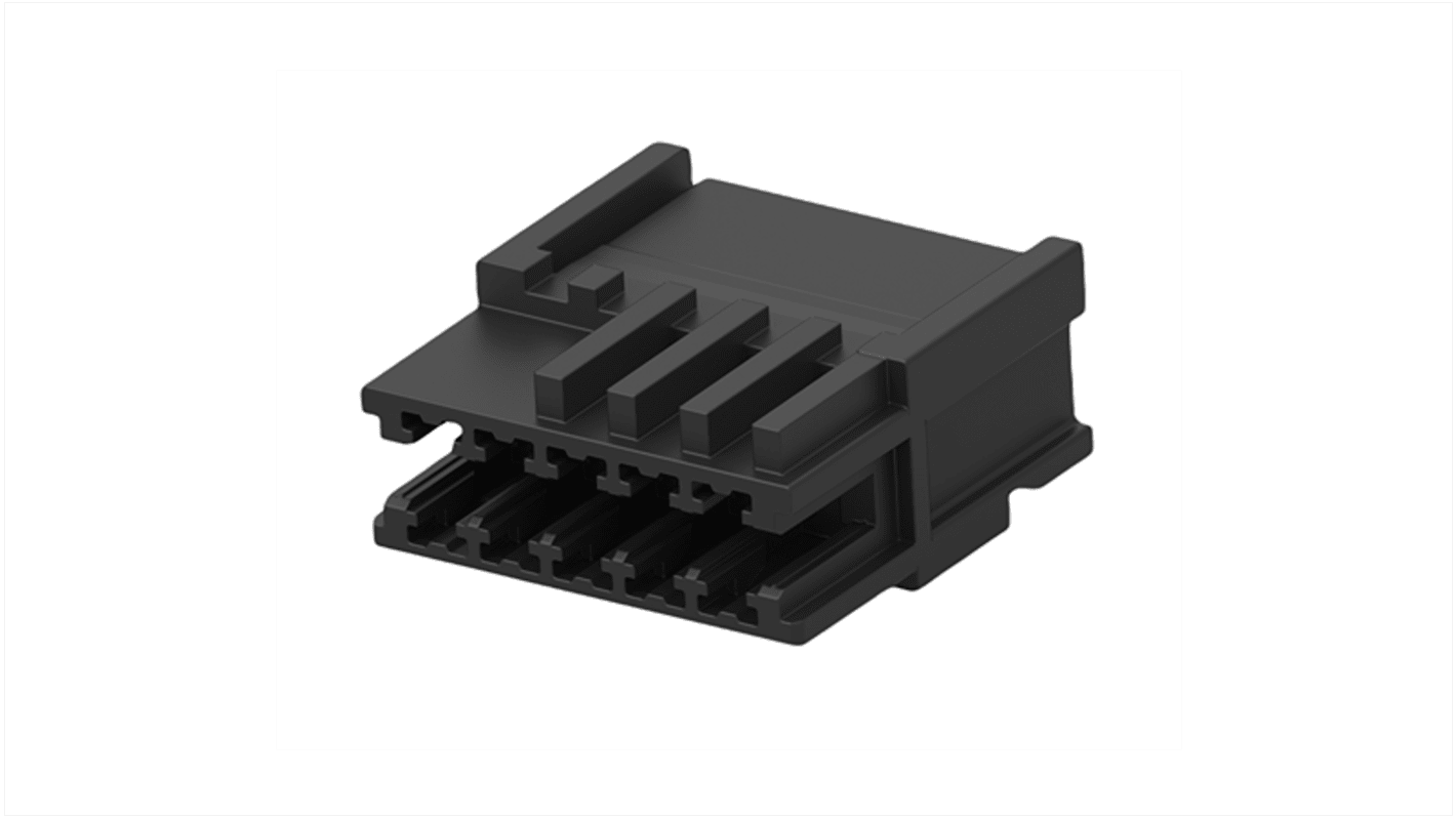 TE Connectivity 1-2391423 Series Receptacle Edge Connector, Board Mount, 5-Contacts, 2.5mm Pitch, 1-Row, Crimp