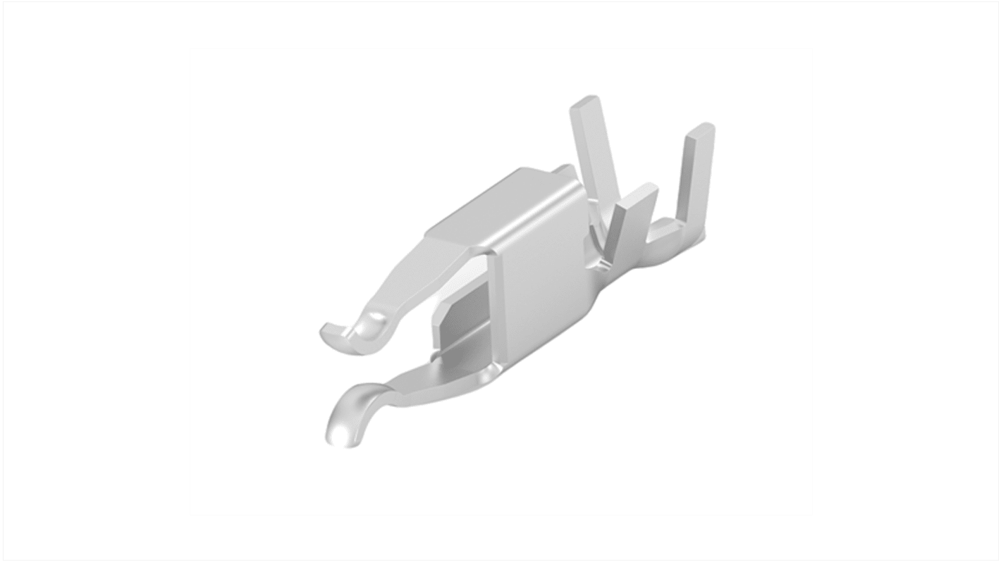 Conector de contactos de crimpado TE Connectivity 2391430-2, No Aislado, Revestimiento de Estaño, Gris a 22AWG