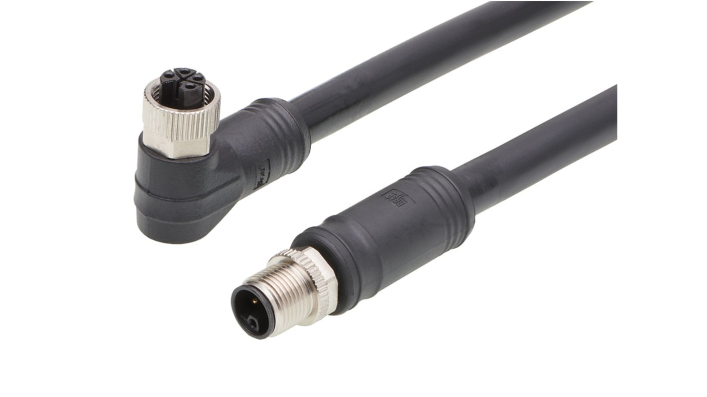 Cable Brad from Molex macho, hembra serie 120501 de 4 vías hembra a macho, montaje aéreo, IP67