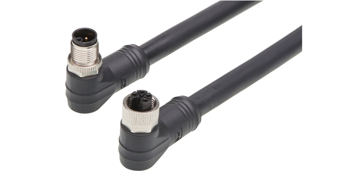 Cable Brad from Molex macho, hembra serie 120501 de 4 vías hembra a macho, montaje aéreo, IP67