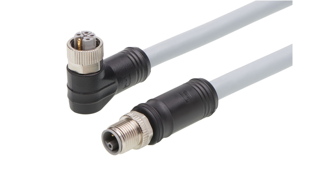 Molex 120501 M12 Kabelsatz Stecker, Buchse 5-polig Kabelmontage IP 67