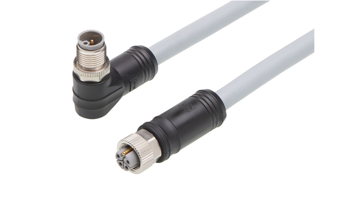 Cable Brad from Molex macho, hembra serie 120501 de 5 vías hembra a macho, montaje aéreo, IP67