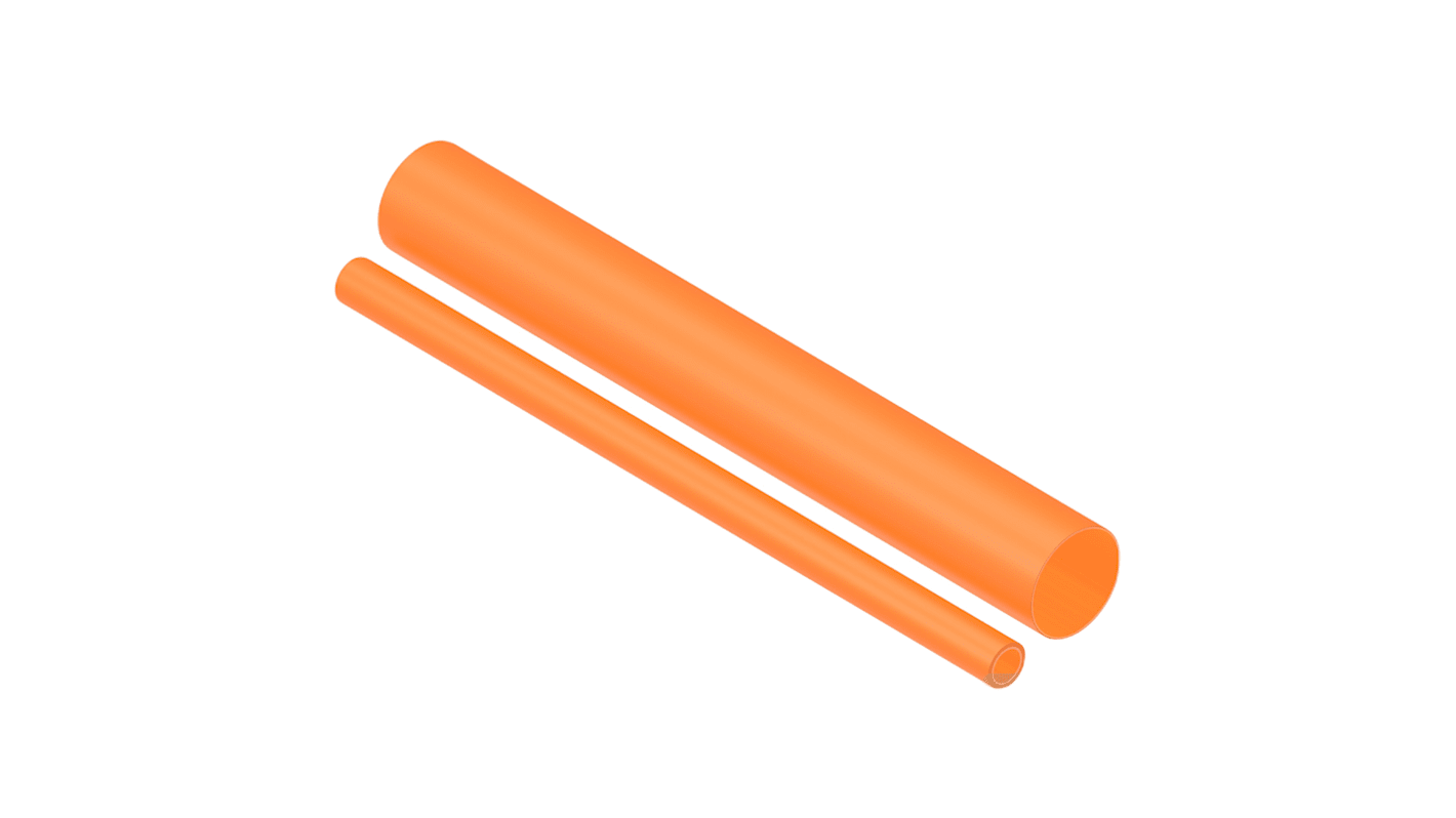 TE Connectivity Heat Shrink Tubing, Orange 24mm Sleeve Dia. 3:1 Ratio, RAYCHEM VOLINSU EVDW Series