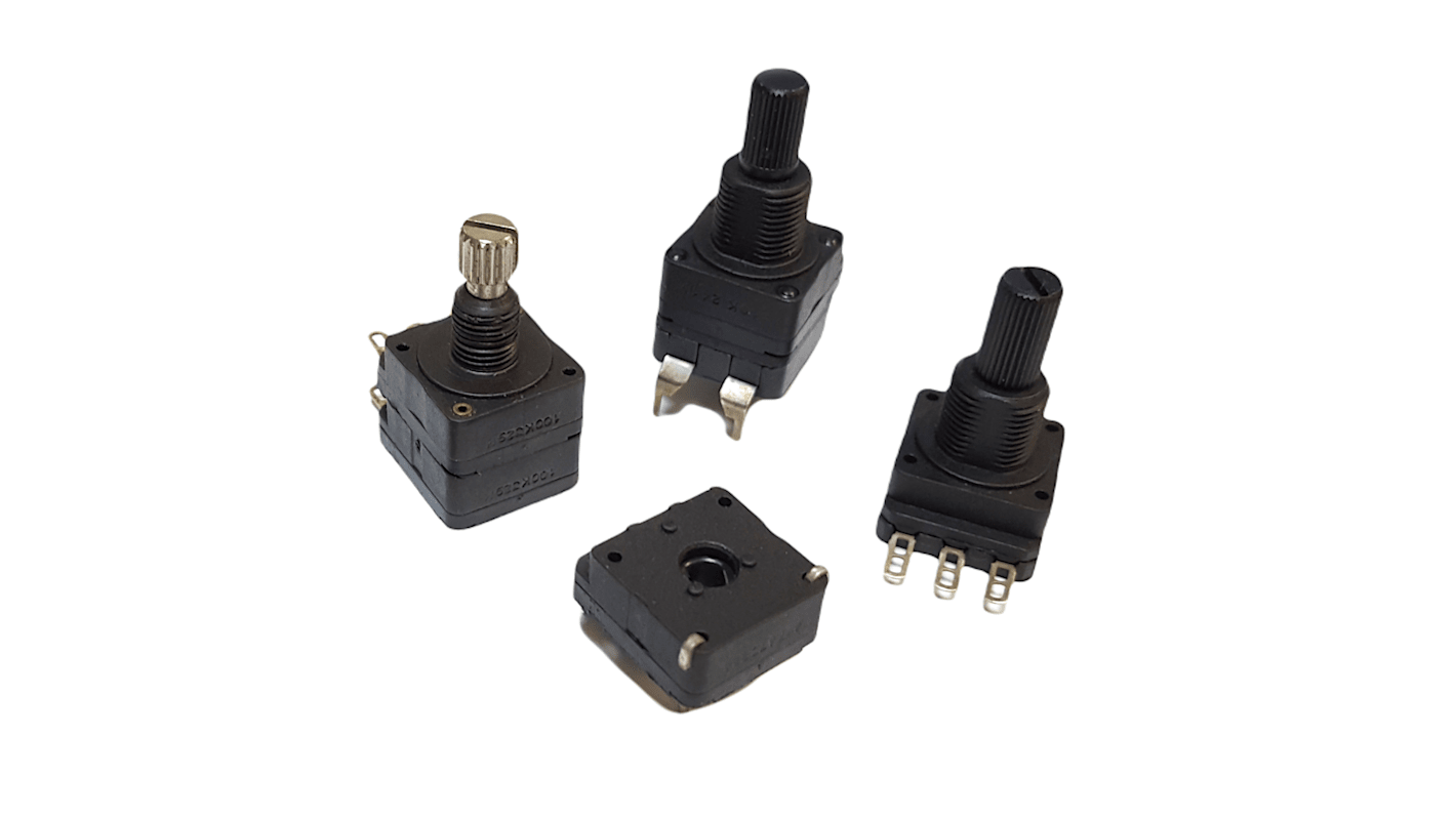 Potencjometr typ Obrotowy PIHER SENSORS AND CONTROLS S.S.A 0.2W Montaż na uchwycie